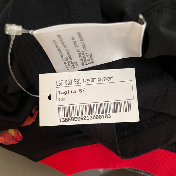 NWT Givenchy 100% Cotton Floral T-Shirt - Picture 6 of 6